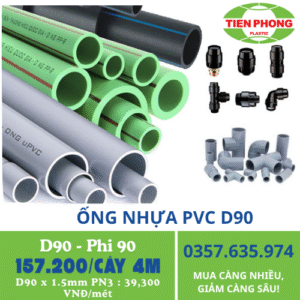 Ống Nhựa Tiền Phong PVC Phi 90