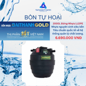 Bồn Tự Hoại Đại Thành 2000L